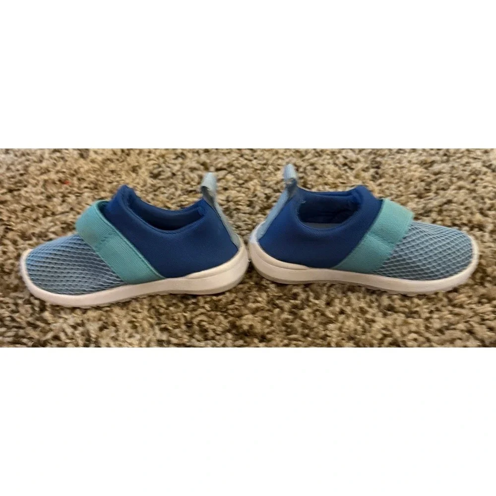 Cat & Jack-Austen Slip-On Blue Water Sneaker Shoes Size 5